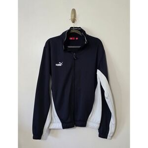 Puma Full Zip Jacket Black White Athleisure Athletic Gorpcore Outdoor